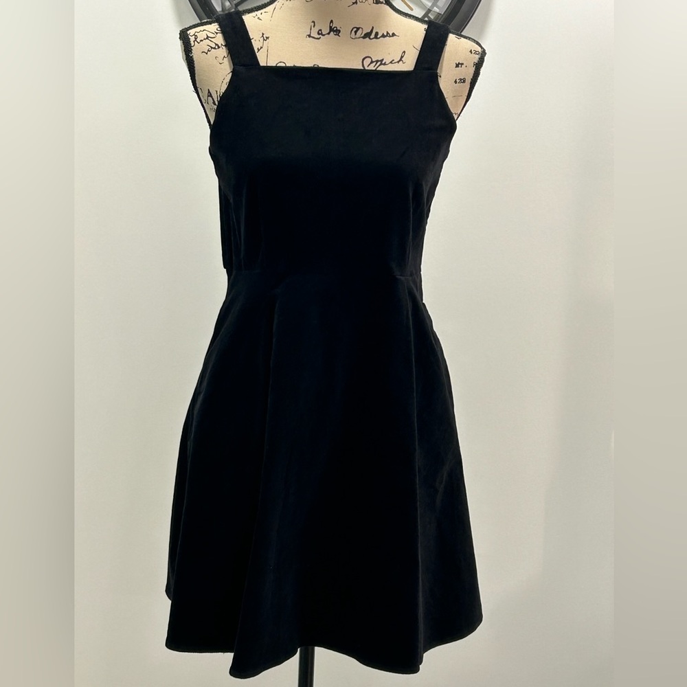 Copper Key girls XL black velvet jumper nwt